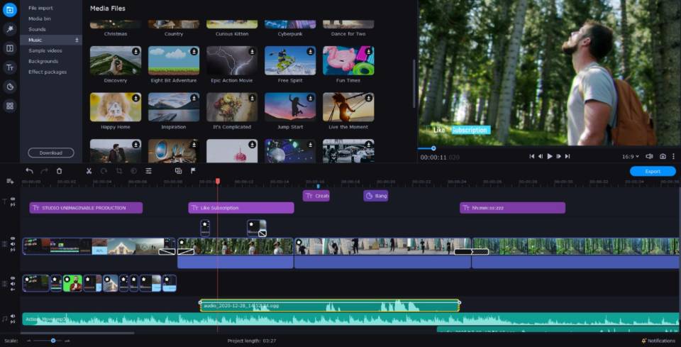 user friendly video editing software pc