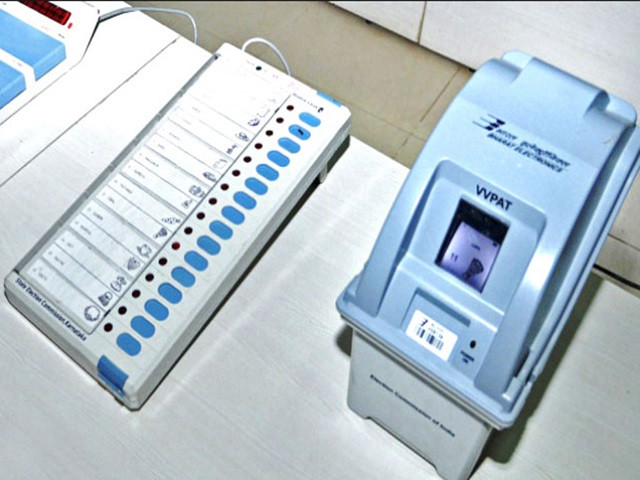 EVMs were marked for training of officials for counting dut