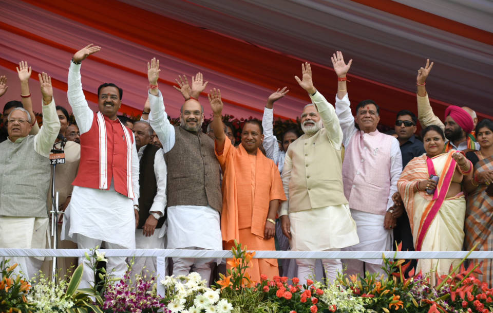 Yogi Adityanath takes oath as Uttar Pradesh CM