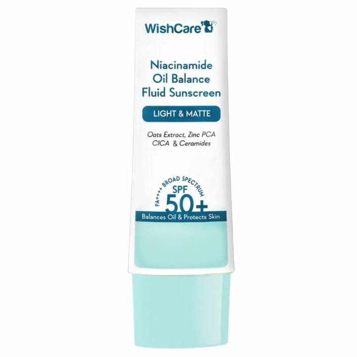 WishCare 5% Niacinamide Oil Balance Fluid Sunscreen SPF 50