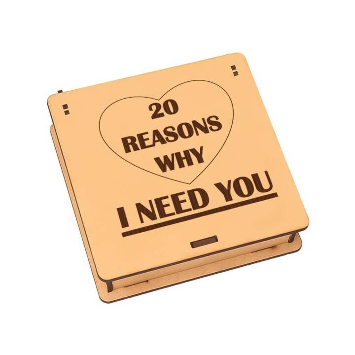 StarLaser 20 Reasons Why I Need You Message Box