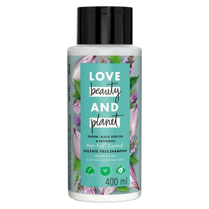 Love Beauty & Planet Onion, Black Seed & Patchouli Hairfall Control Natural Shampoo