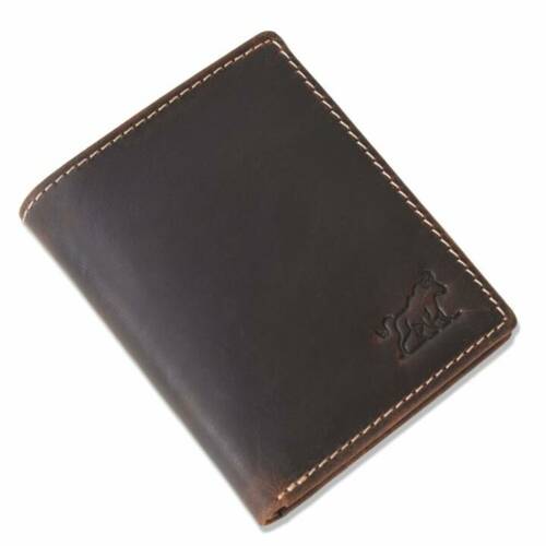 SKiDE Magnetic Slim Leather Wallet for Unisex