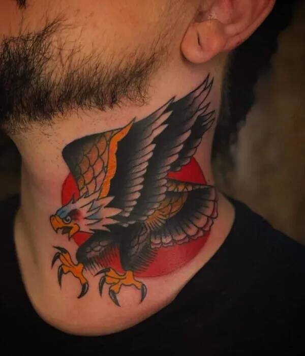 Eagle Neck Tattoos