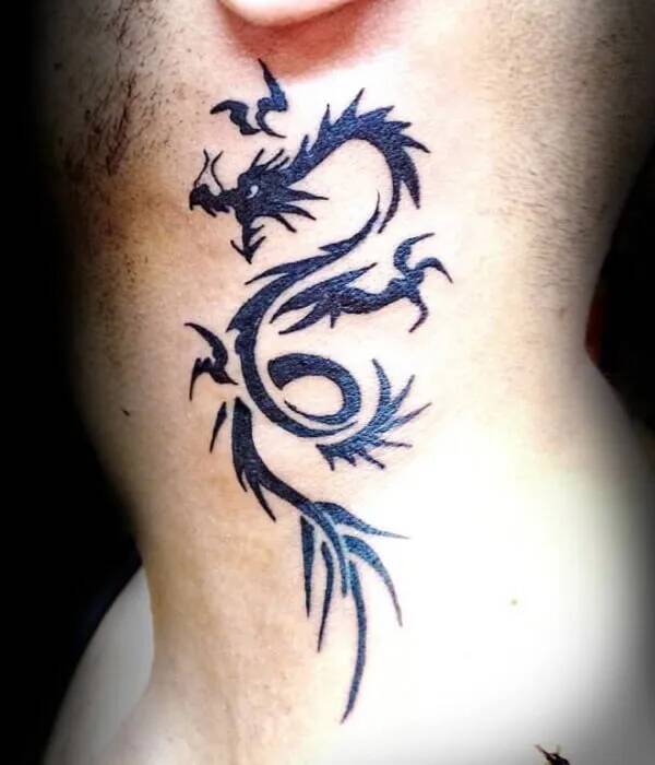 Dragon Neck Tattoos