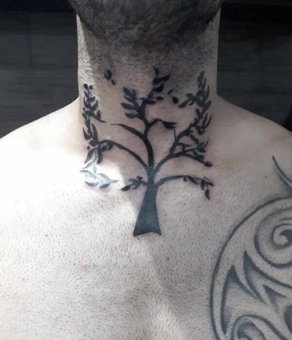 Tree Neck Tattoos