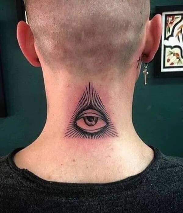 Eye Neck Tattoos