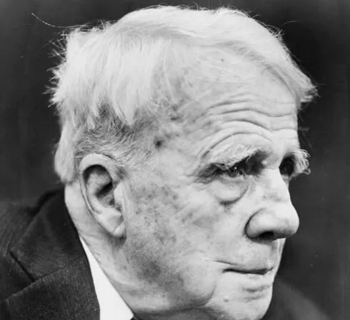 image of poet Robert Frost biography