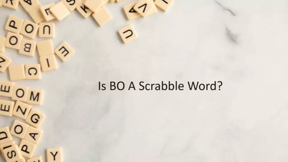 Is BO A Scrabble Word