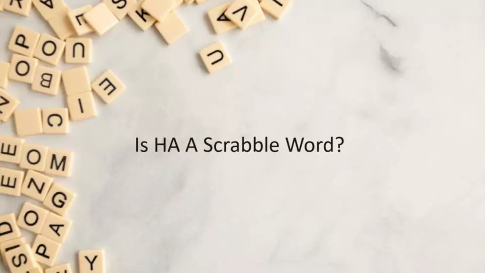 Is HA A Scrabble Word