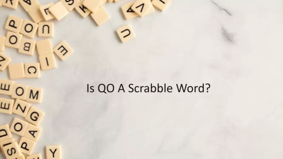Is QO A Scrabble Word?