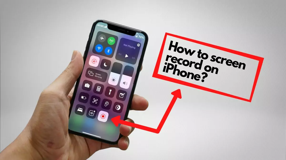 how to record the screen on an iphone?