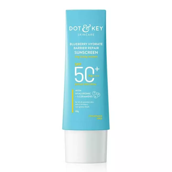 DOT & KEY Blueberry Hydrate Barrier Repair Sunscreen SPF 50+ PA++++